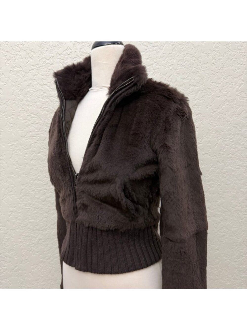 June Rabbit Fur Reversible Jacket - Picture 8 of 12